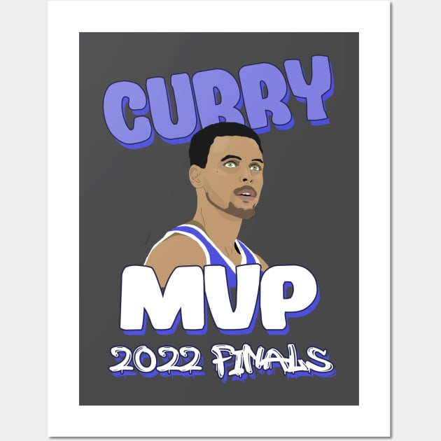 Steph Curry finals MVP Wall Art by Danielle